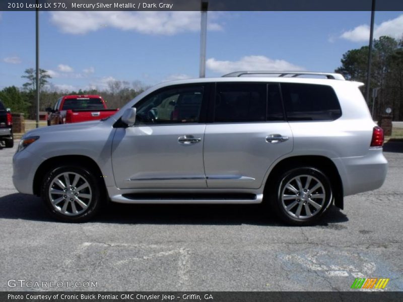 Mercury Silver Metallic / Dark Gray 2010 Lexus LX 570