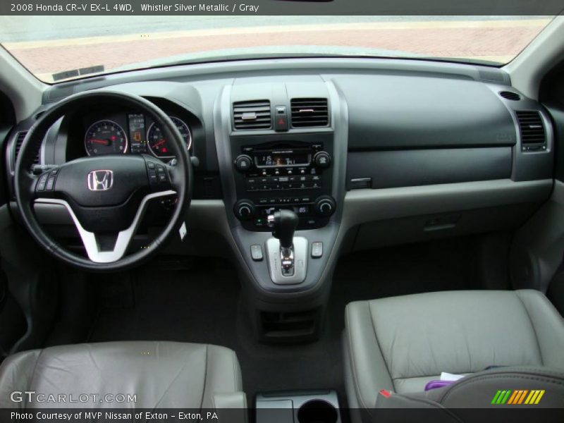 Whistler Silver Metallic / Gray 2008 Honda CR-V EX-L 4WD