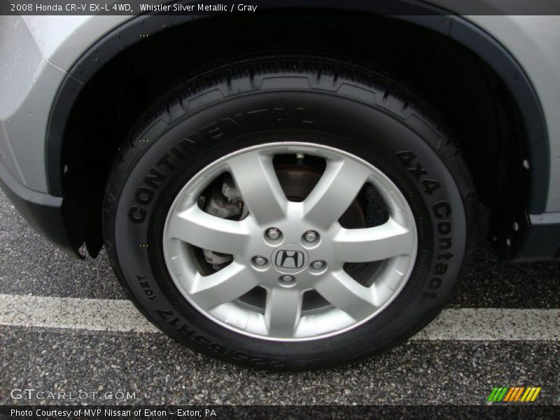 Whistler Silver Metallic / Gray 2008 Honda CR-V EX-L 4WD