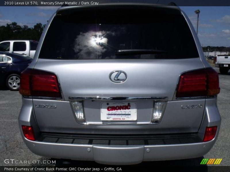 Mercury Silver Metallic / Dark Gray 2010 Lexus LX 570