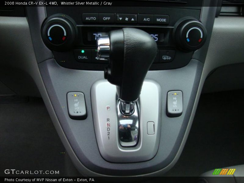 Whistler Silver Metallic / Gray 2008 Honda CR-V EX-L 4WD