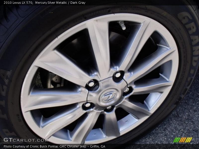 Mercury Silver Metallic / Dark Gray 2010 Lexus LX 570