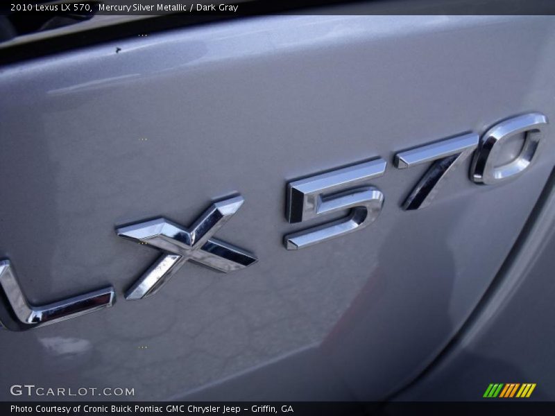 Mercury Silver Metallic / Dark Gray 2010 Lexus LX 570
