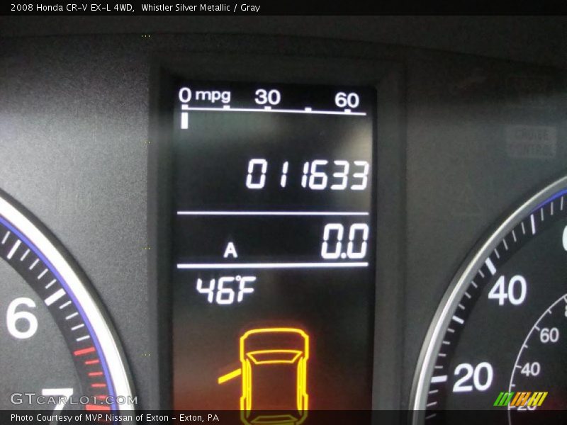 Whistler Silver Metallic / Gray 2008 Honda CR-V EX-L 4WD