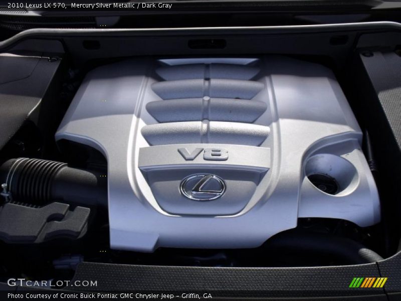 Mercury Silver Metallic / Dark Gray 2010 Lexus LX 570
