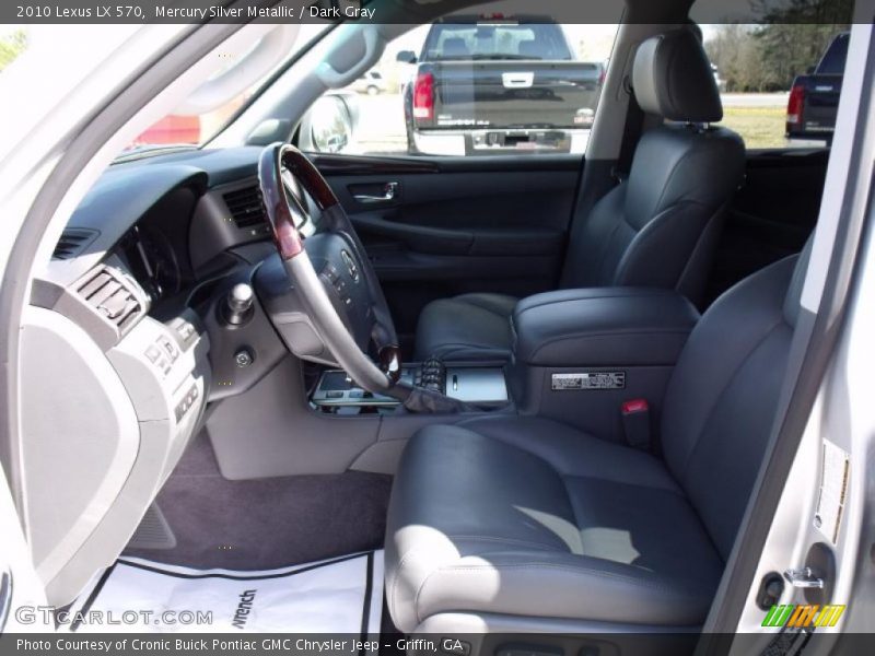Mercury Silver Metallic / Dark Gray 2010 Lexus LX 570
