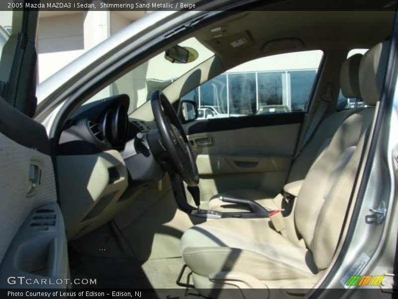 Shimmering Sand Metallic / Beige 2005 Mazda MAZDA3 i Sedan
