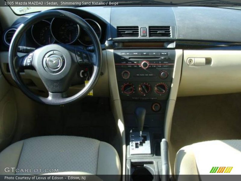 Shimmering Sand Metallic / Beige 2005 Mazda MAZDA3 i Sedan