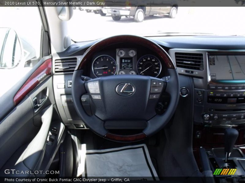 Mercury Silver Metallic / Dark Gray 2010 Lexus LX 570