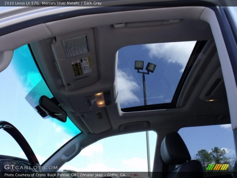 Mercury Silver Metallic / Dark Gray 2010 Lexus LX 570