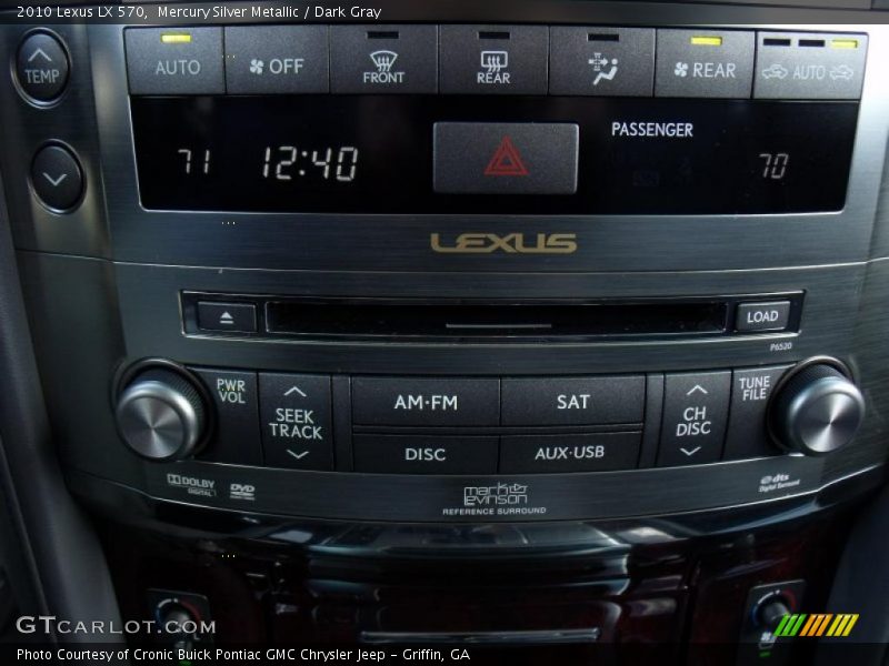 Mercury Silver Metallic / Dark Gray 2010 Lexus LX 570