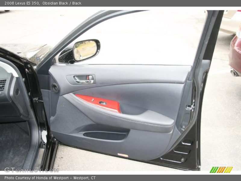 Obsidian Black / Black 2008 Lexus ES 350