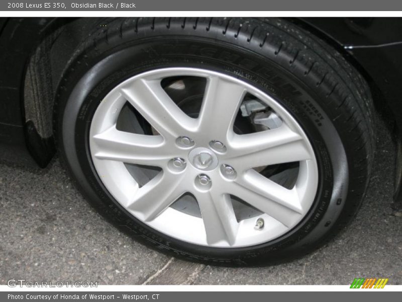 Obsidian Black / Black 2008 Lexus ES 350