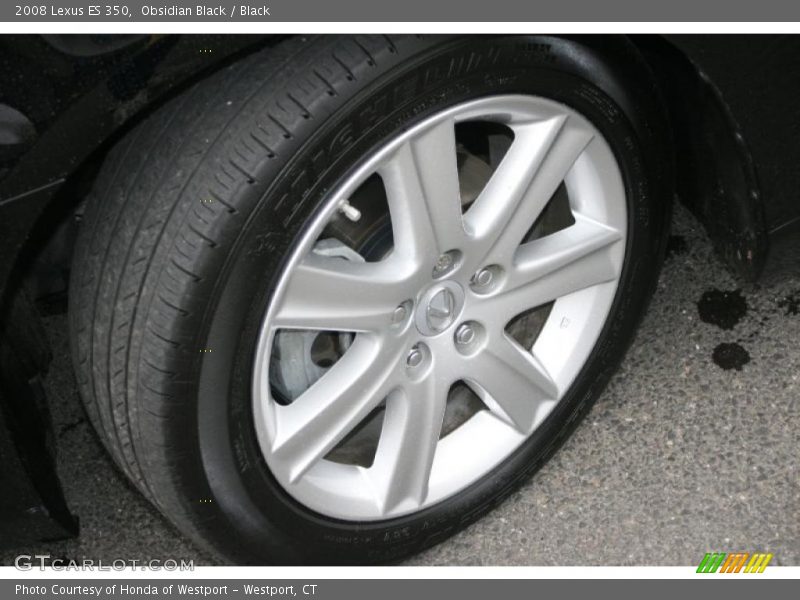 Obsidian Black / Black 2008 Lexus ES 350