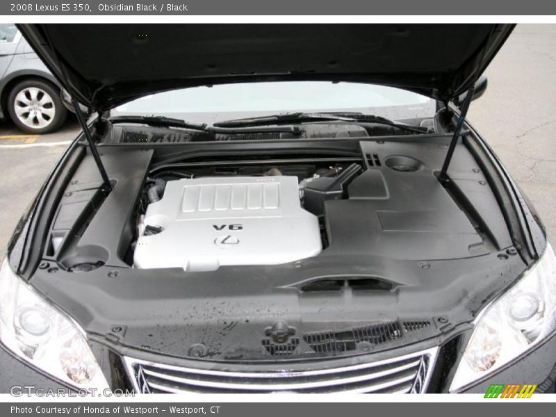 Obsidian Black / Black 2008 Lexus ES 350