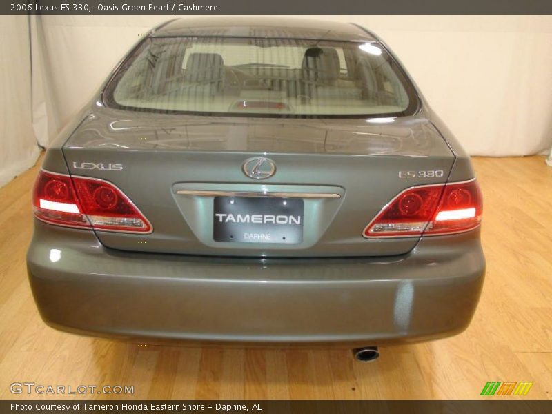 Oasis Green Pearl / Cashmere 2006 Lexus ES 330