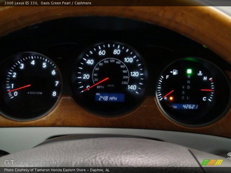 Oasis Green Pearl / Cashmere 2006 Lexus ES 330