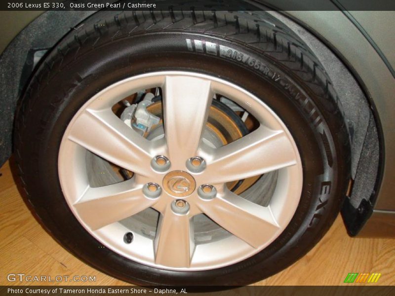 Oasis Green Pearl / Cashmere 2006 Lexus ES 330