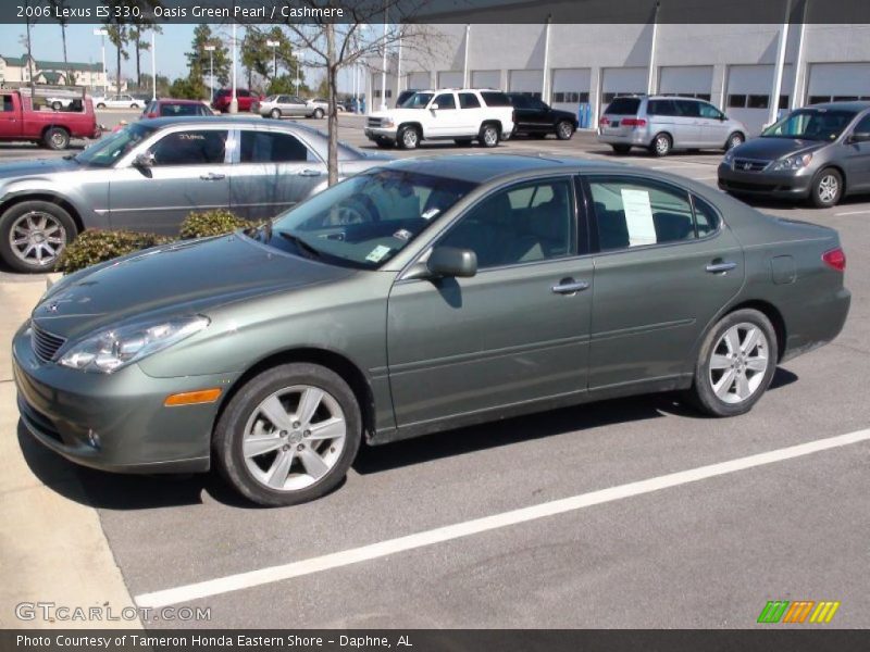 Oasis Green Pearl / Cashmere 2006 Lexus ES 330