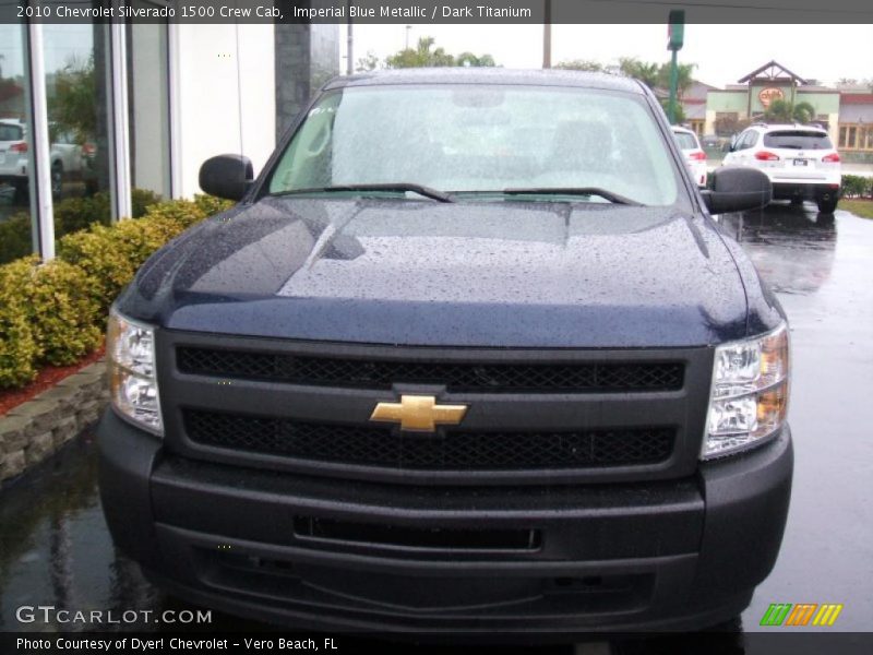 Imperial Blue Metallic / Dark Titanium 2010 Chevrolet Silverado 1500 Crew Cab