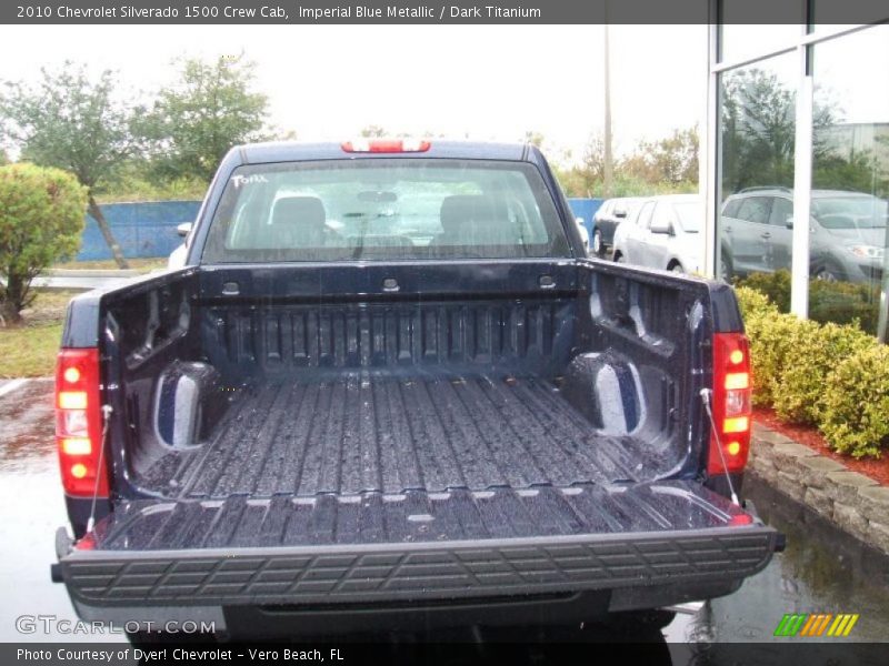 Imperial Blue Metallic / Dark Titanium 2010 Chevrolet Silverado 1500 Crew Cab