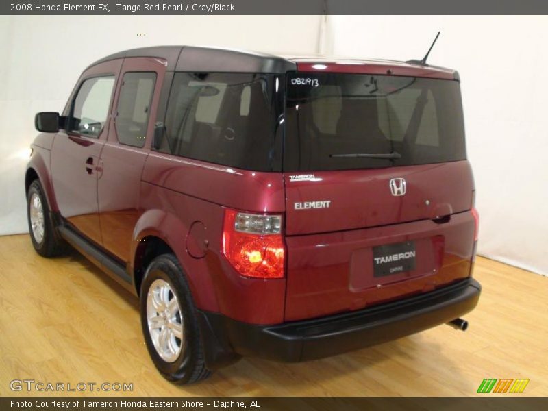 Tango Red Pearl / Gray/Black 2008 Honda Element EX