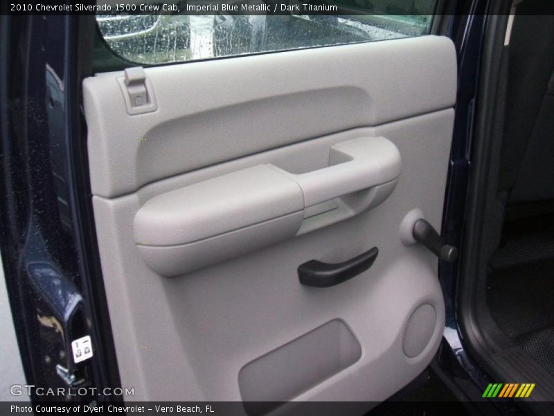 Imperial Blue Metallic / Dark Titanium 2010 Chevrolet Silverado 1500 Crew Cab