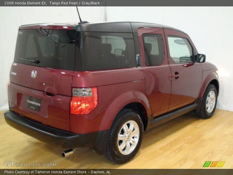Tango Red Pearl / Gray/Black 2008 Honda Element EX