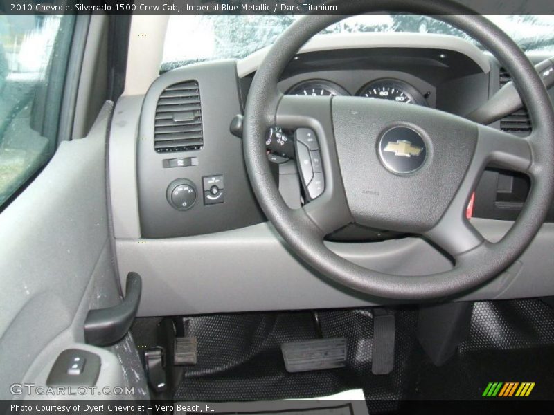 Imperial Blue Metallic / Dark Titanium 2010 Chevrolet Silverado 1500 Crew Cab