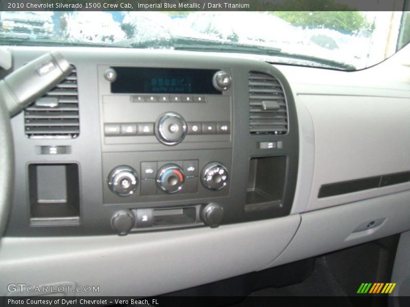 Imperial Blue Metallic / Dark Titanium 2010 Chevrolet Silverado 1500 Crew Cab