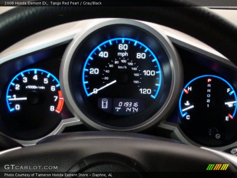 Tango Red Pearl / Gray/Black 2008 Honda Element EX