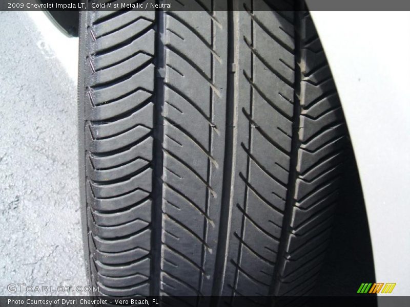 Gold Mist Metallic / Neutral 2009 Chevrolet Impala LT