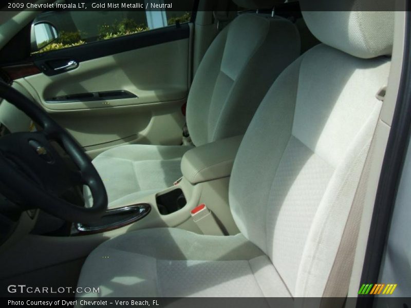 Gold Mist Metallic / Neutral 2009 Chevrolet Impala LT