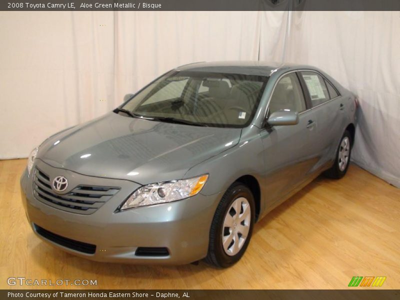 Aloe Green Metallic / Bisque 2008 Toyota Camry LE