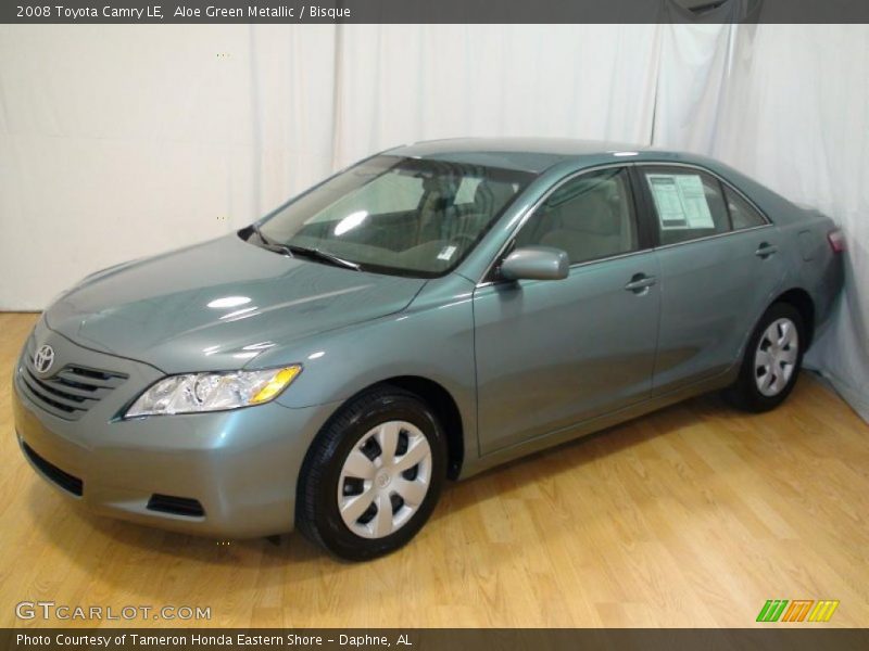 Aloe Green Metallic / Bisque 2008 Toyota Camry LE
