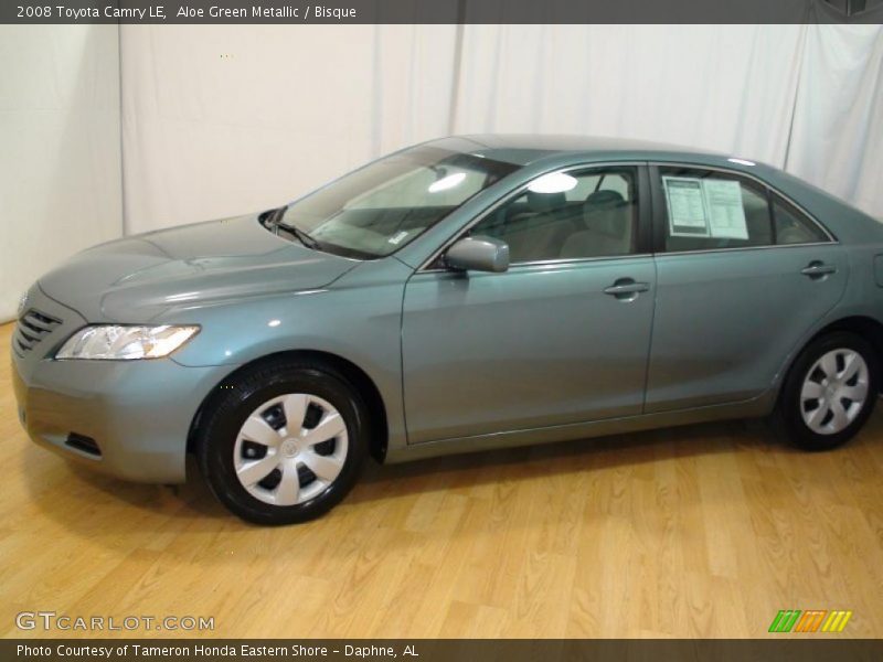 Aloe Green Metallic / Bisque 2008 Toyota Camry LE