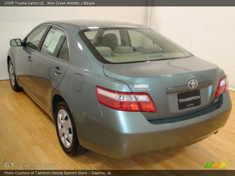 Aloe Green Metallic / Bisque 2008 Toyota Camry LE