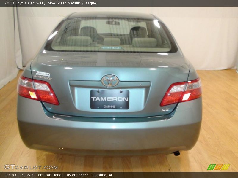Aloe Green Metallic / Bisque 2008 Toyota Camry LE