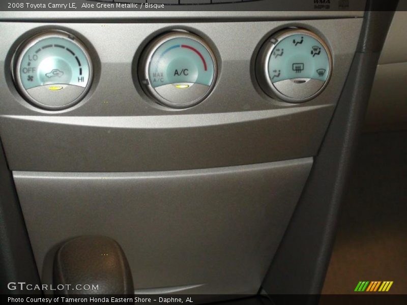Aloe Green Metallic / Bisque 2008 Toyota Camry LE