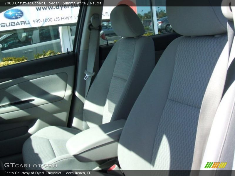 Summit White / Neutral 2008 Chevrolet Cobalt LT Sedan