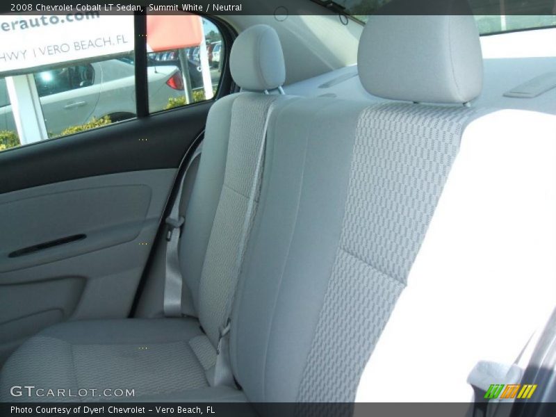 Summit White / Neutral 2008 Chevrolet Cobalt LT Sedan