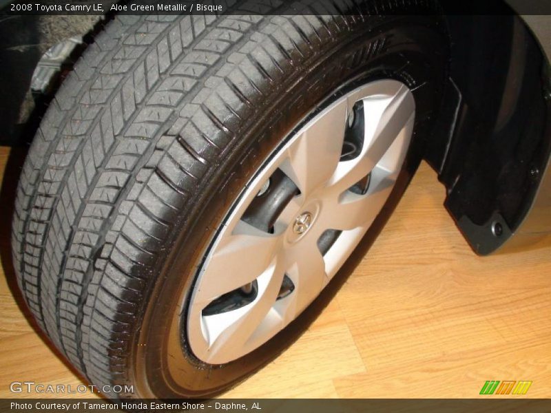 Aloe Green Metallic / Bisque 2008 Toyota Camry LE