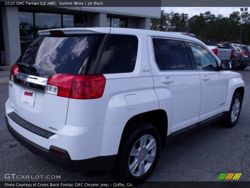 Summit White / Jet Black 2010 GMC Terrain SLE AWD