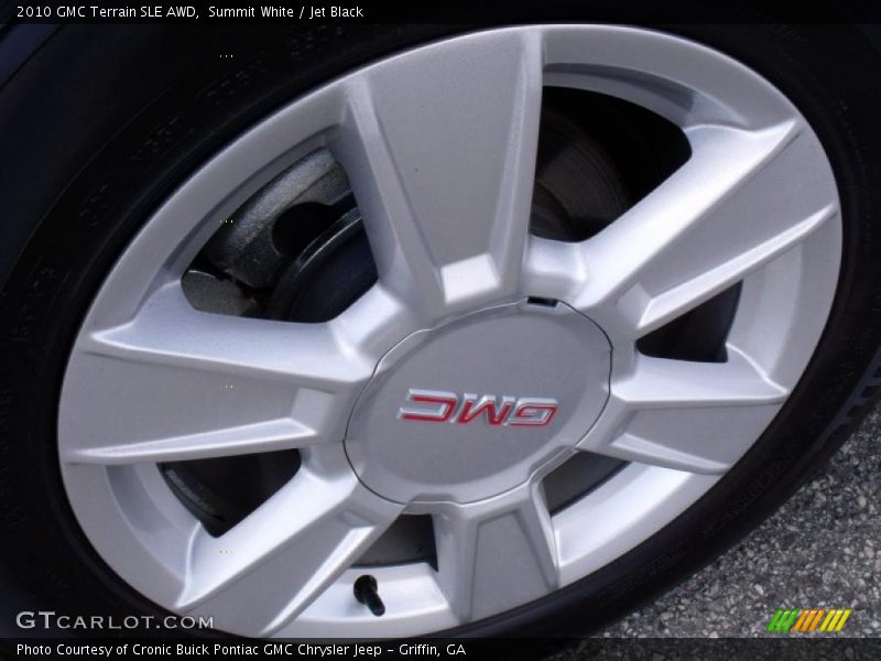 Summit White / Jet Black 2010 GMC Terrain SLE AWD