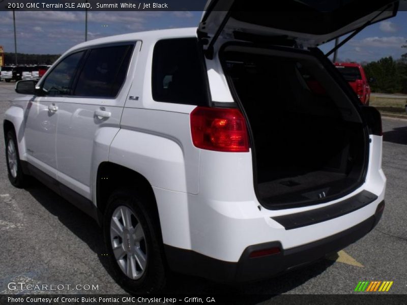 Summit White / Jet Black 2010 GMC Terrain SLE AWD