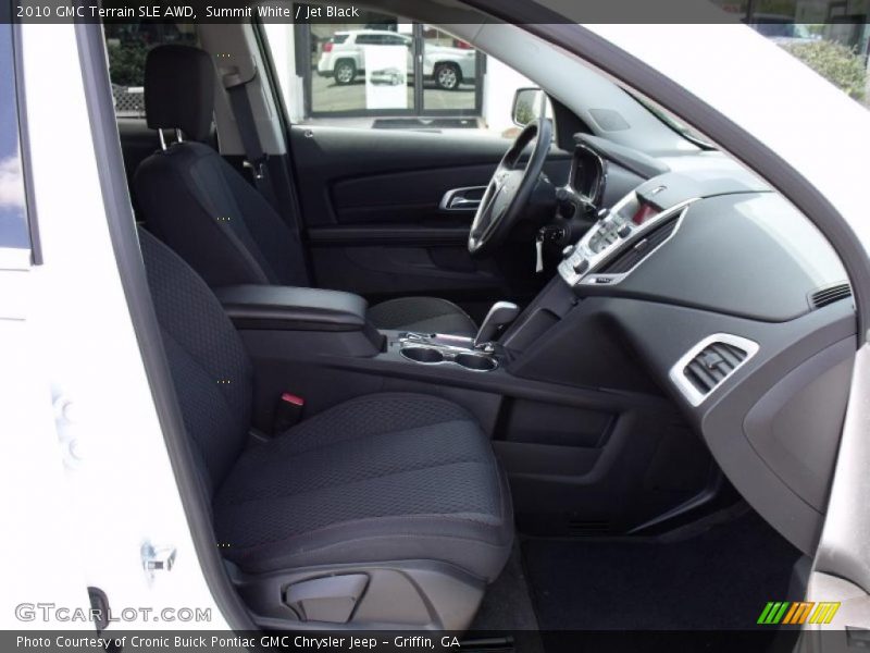 Summit White / Jet Black 2010 GMC Terrain SLE AWD