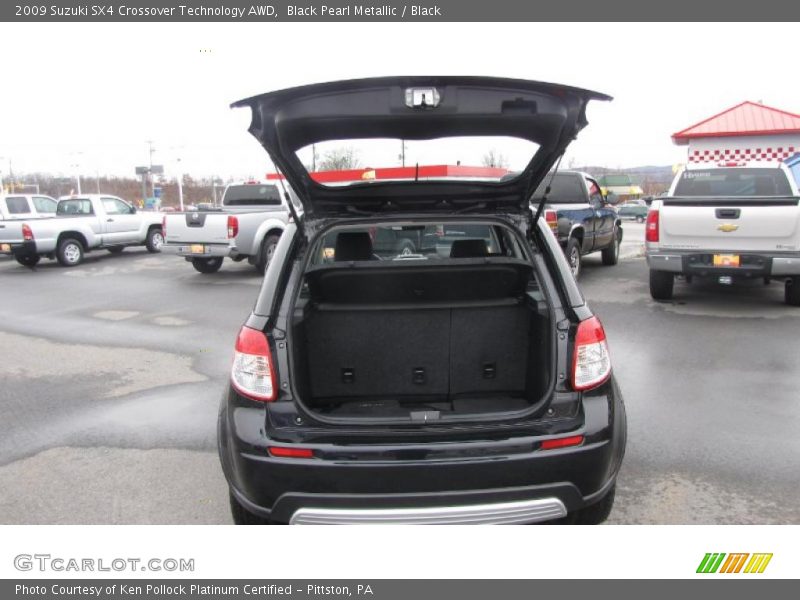 Black Pearl Metallic / Black 2009 Suzuki SX4 Crossover Technology AWD