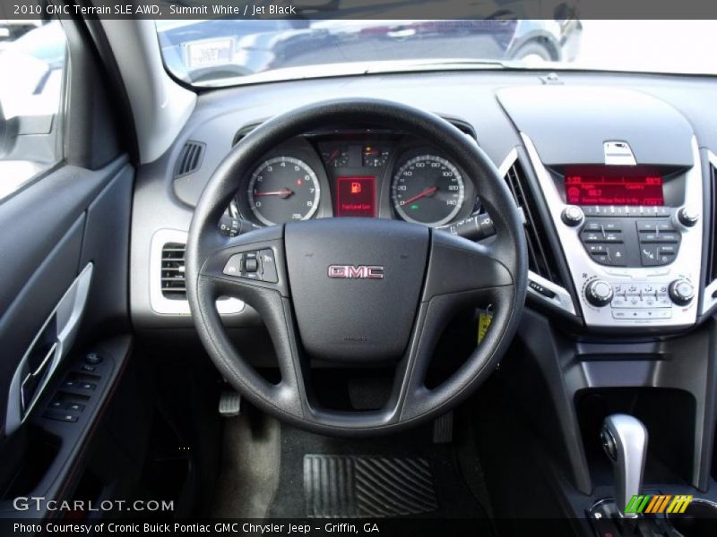 Summit White / Jet Black 2010 GMC Terrain SLE AWD