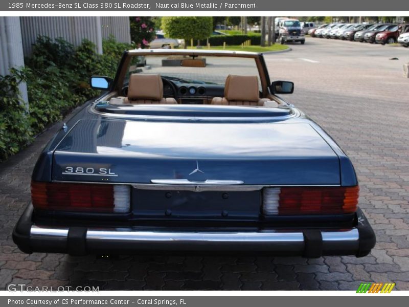 Nautical Blue Metallic / Parchment 1985 Mercedes-Benz SL Class 380 SL Roadster