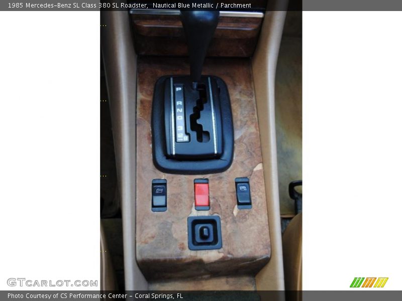 Nautical Blue Metallic / Parchment 1985 Mercedes-Benz SL Class 380 SL Roadster